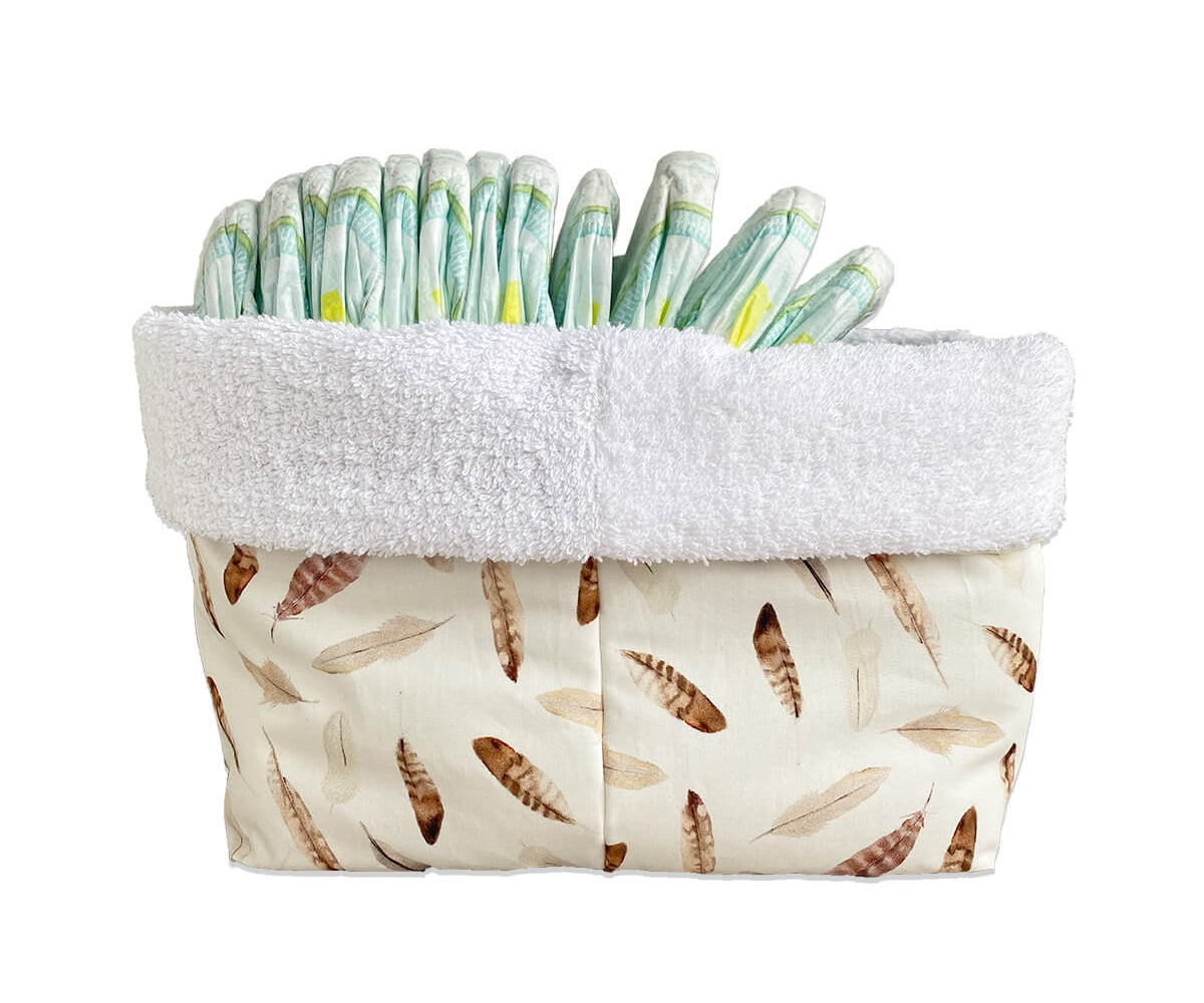 Basket for diapers or underpads