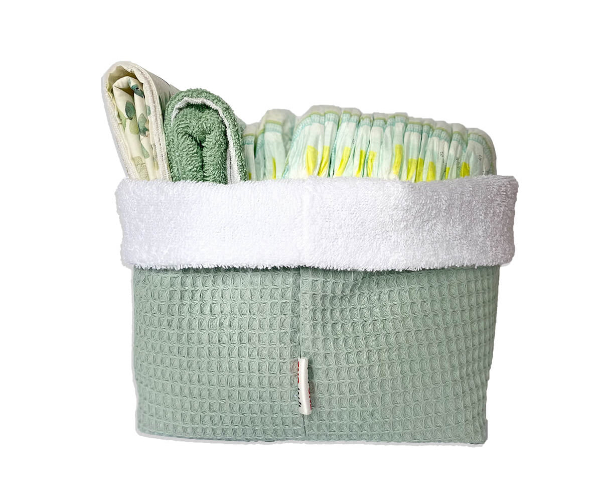 Basket for diapers or underpads
