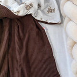 Baby blanket knit&double gauze