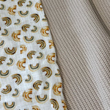 Baby blanket knit&double gauze