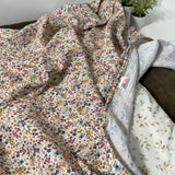 Double gauze blanket, flowers
