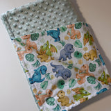 Minky flīsa un kokvilnas sedziņa